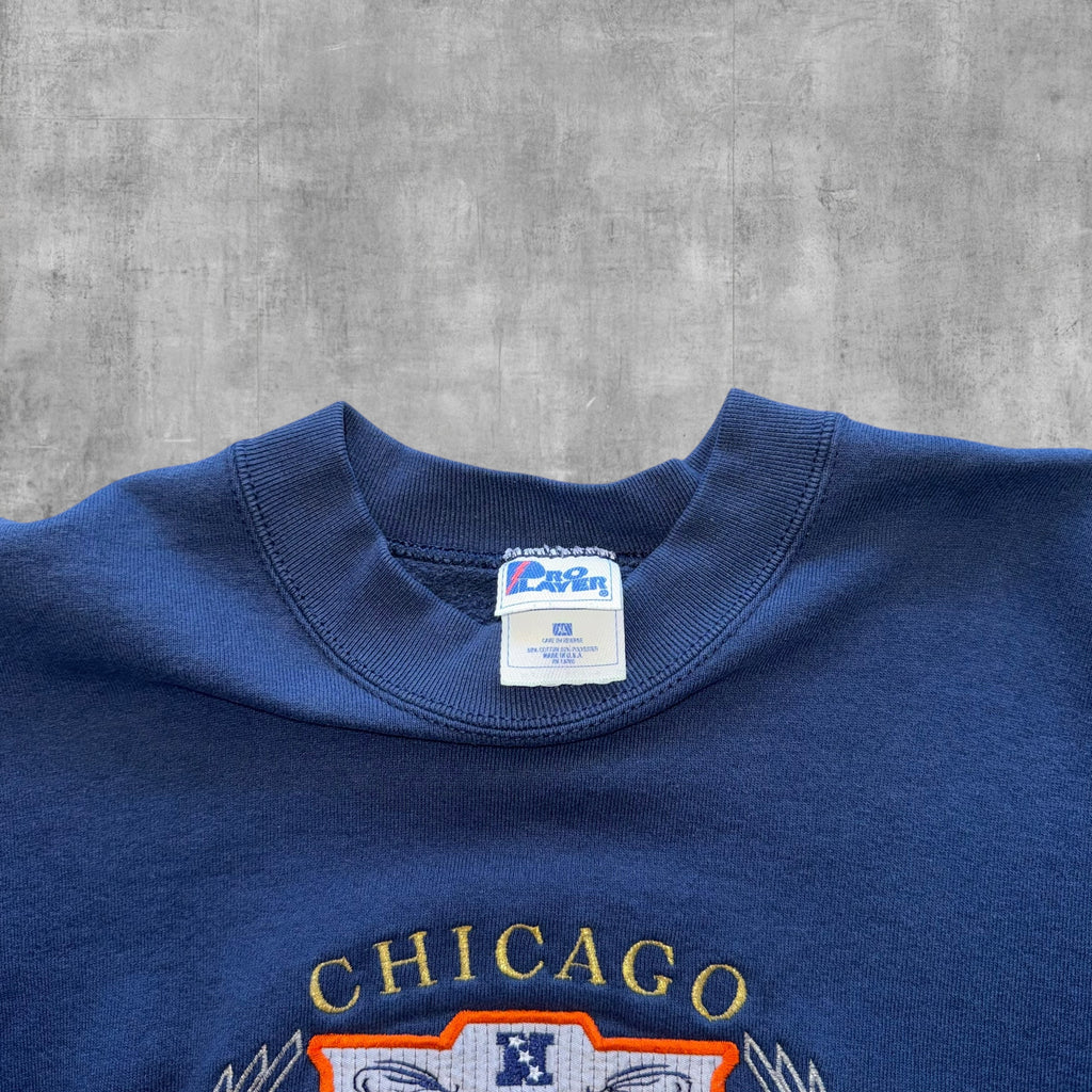 VINTAGE CHICAGO BEARS NFL PRO PLAYER CREWNECK -