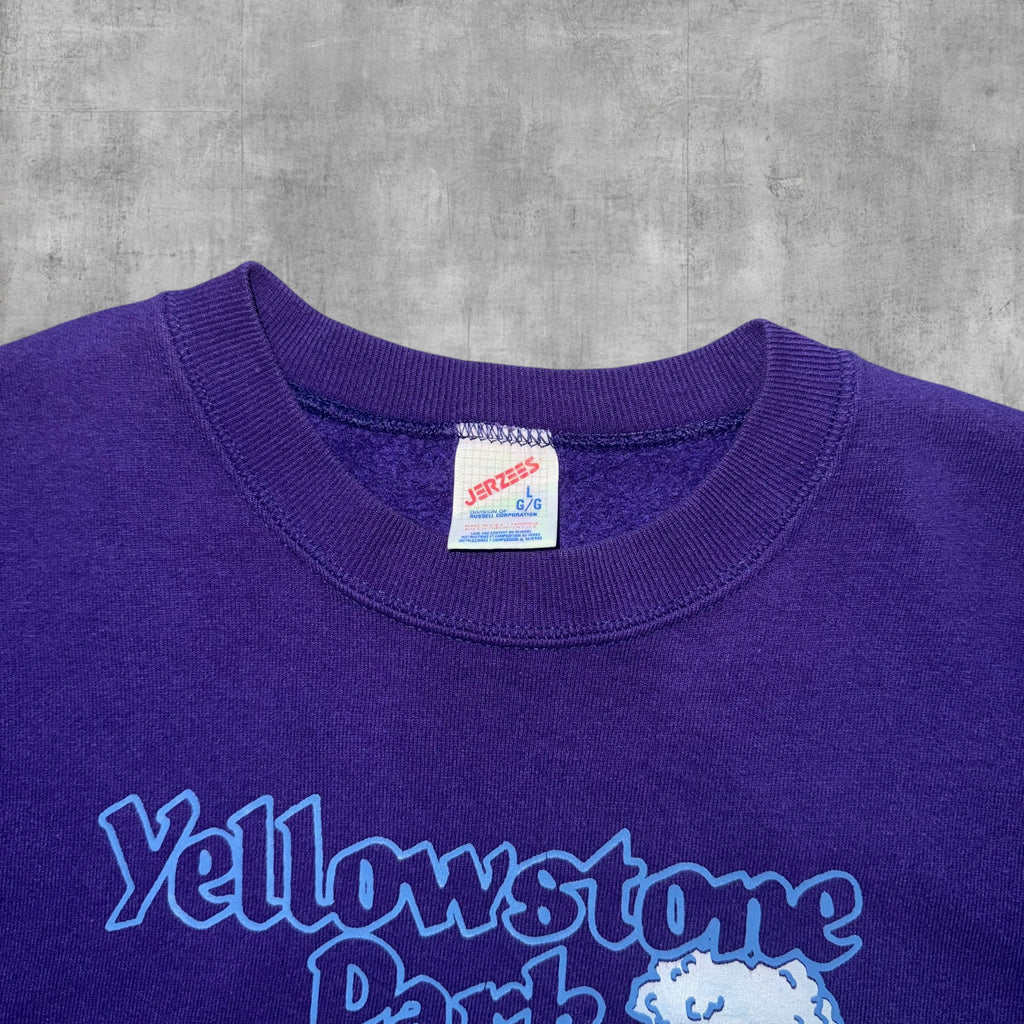 VINTAGE YELLOWSTONE PARK SWEATSHIRT - L