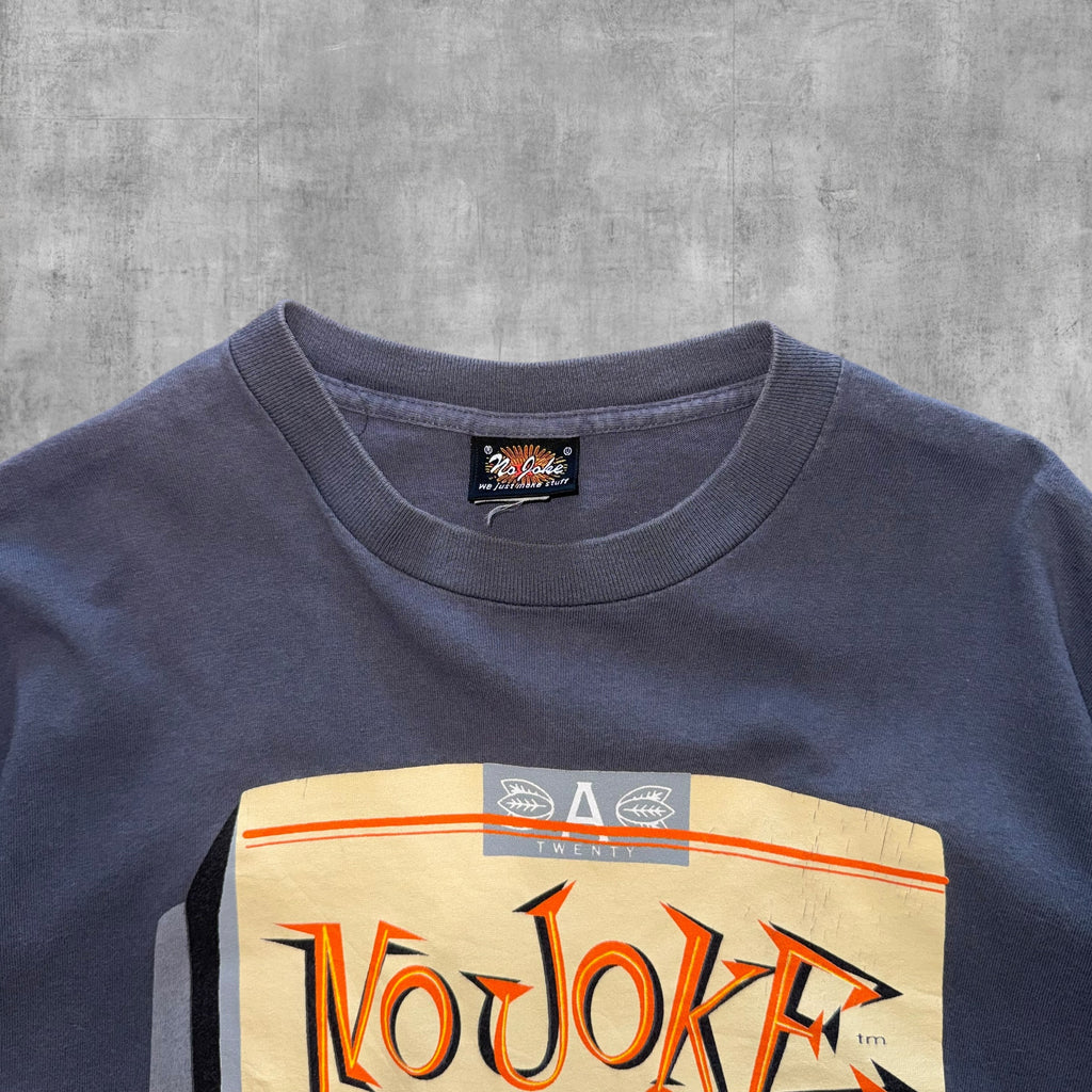 VINTAGE NO JOKE SMOKES TEE - L
