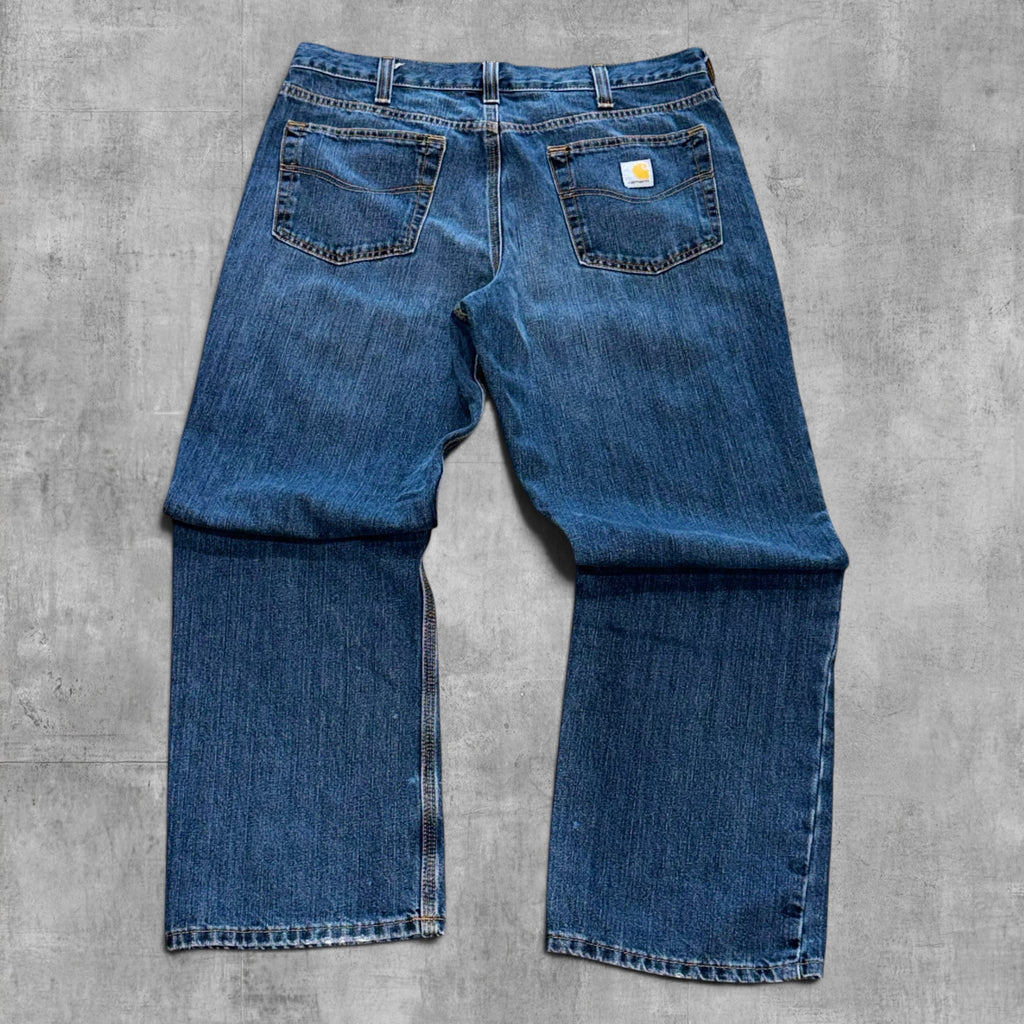 CARHARTT RELAXED FIT BLUE JEANS - 36X30