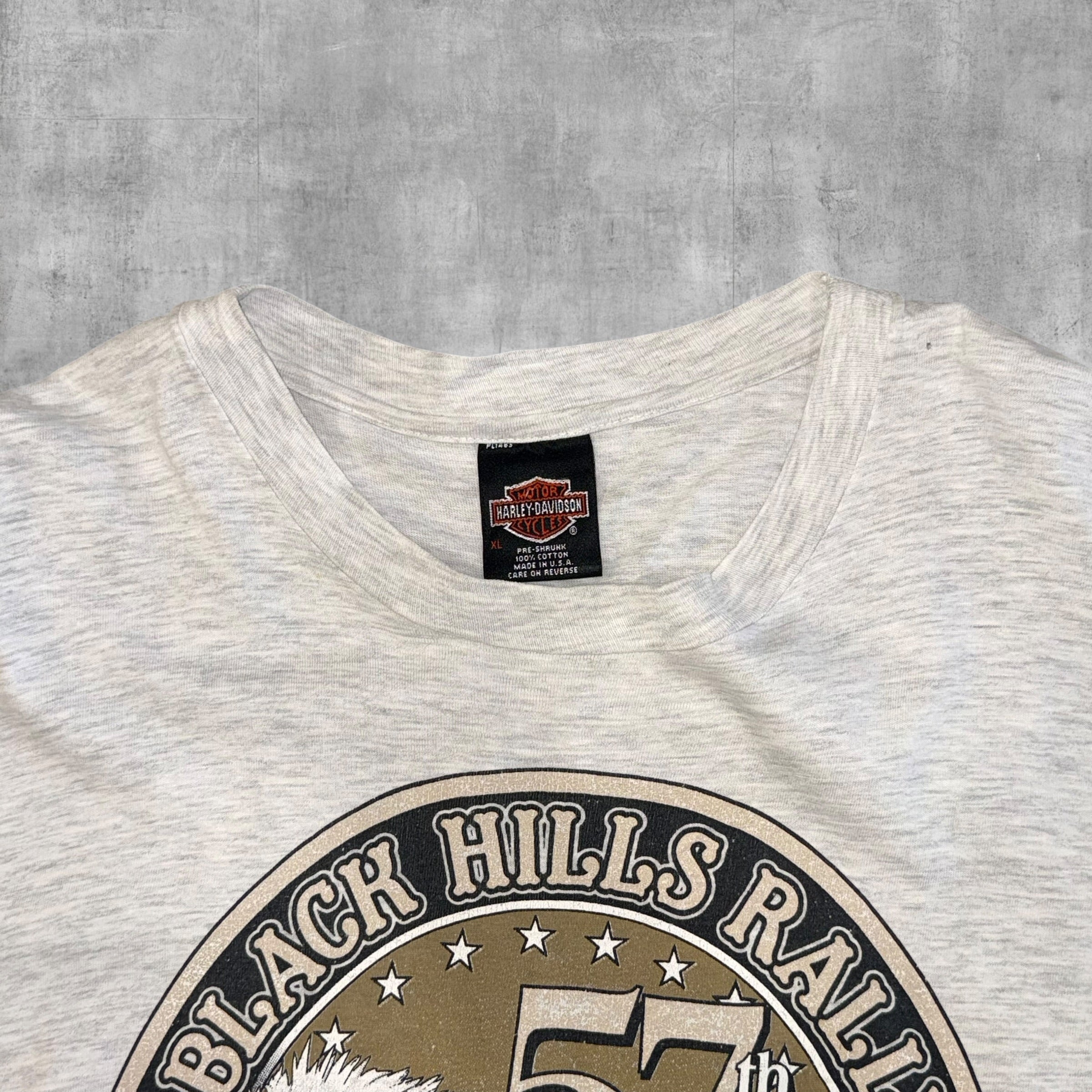 VINTAGE HARLEY DAVIDSON 57TH STURGIS SOUTH DAKOTA - XL - 1997