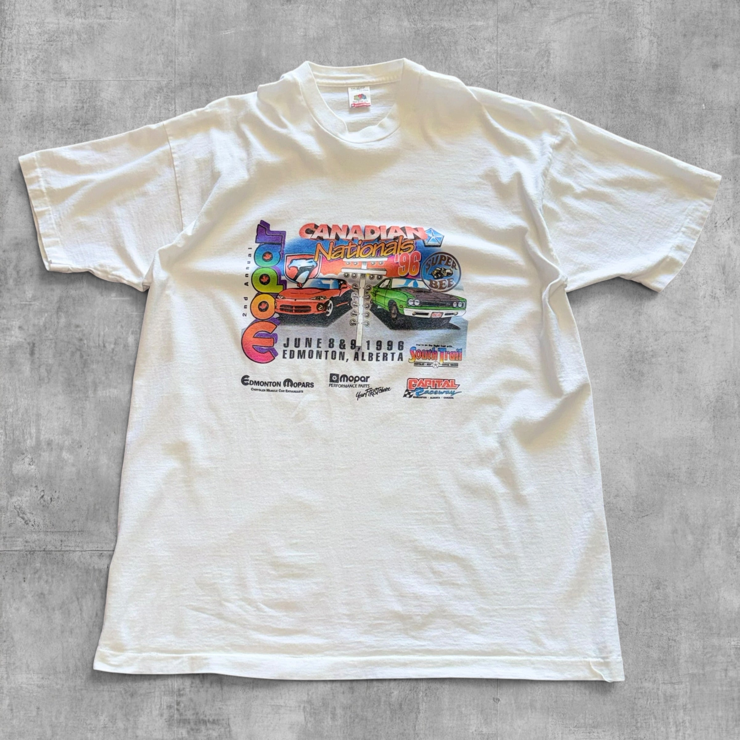 VINTAGE CANADIAN 2ND ANNUAL MOPAR TEE - 1996 - XXL