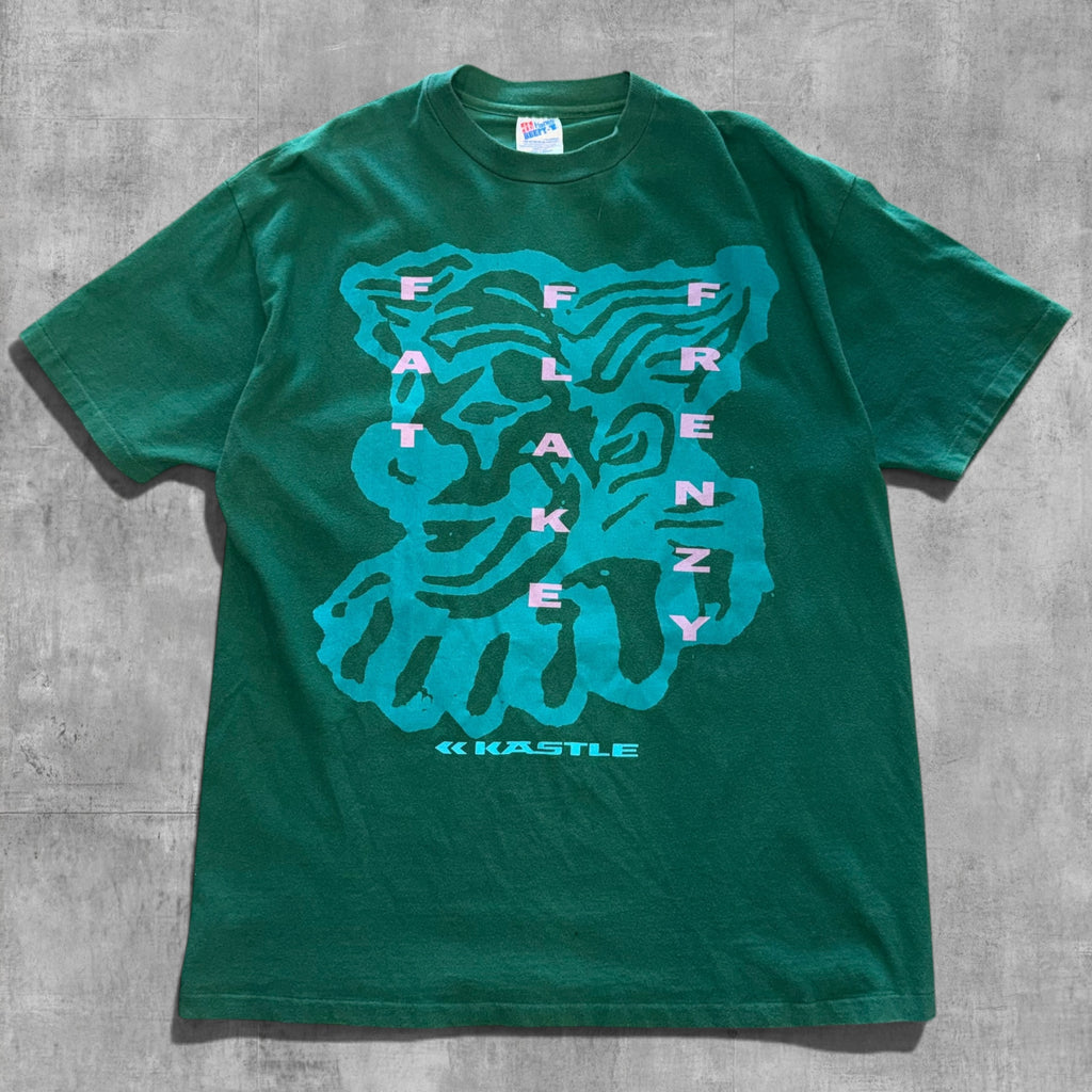 VINTAGE FAT FLAKE FRENZY KASTLE TEE - XL