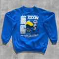 VINTAGE ST LOUIS RAMS SUPERBOWL 34 NFL SWEATSHIRT - L