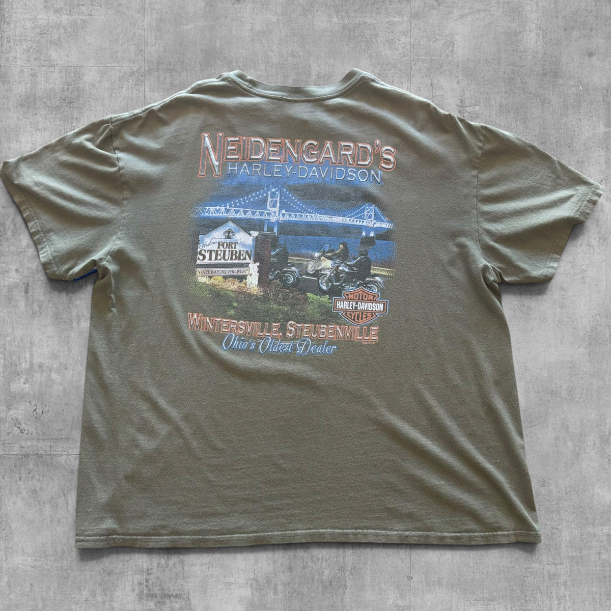 HARLEY DAVIDSON WINTERSVILLE STEUBENVILLE TEE - 2013 - XXL