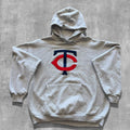 VINTAGE MINNESOTA TWINS MLB HOODIE - M