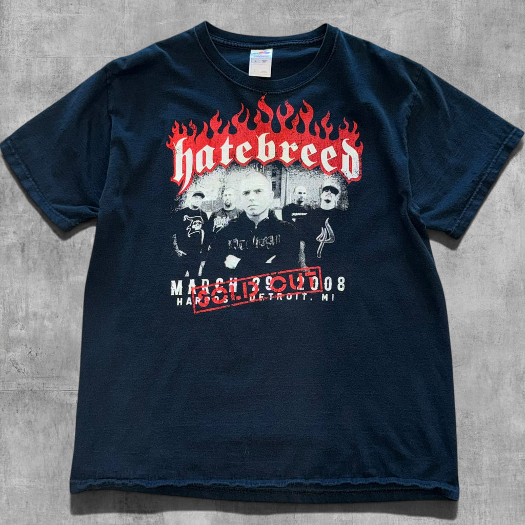 HATEBREED HARPOS I SURVIVED SOLD OUT TOUR TEE - 2008 - L