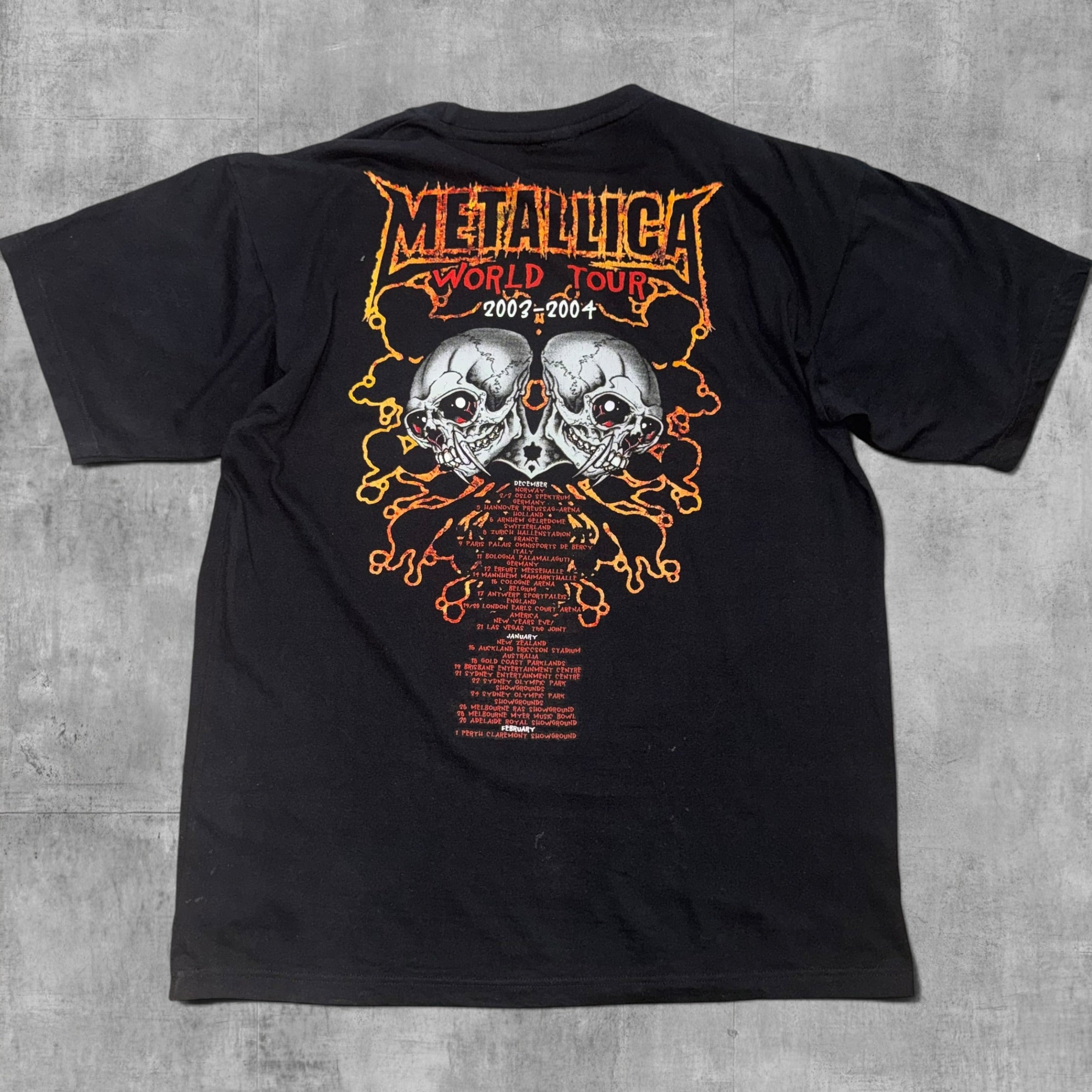 VINTAGE METALLICA, SUMMER SANITARIUM PUSHEAD TEE - 2003 - L