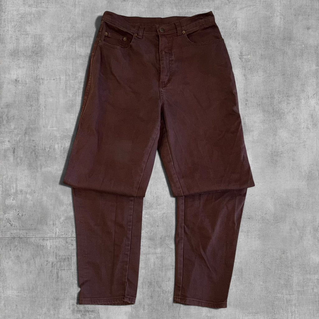 VINTAGE RELAX FIT BROWN DENIM - 10x32