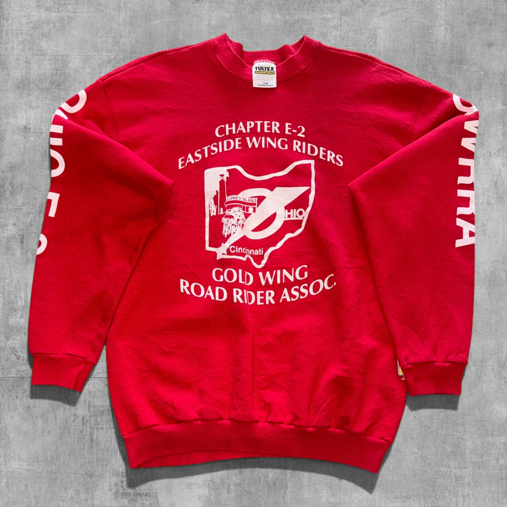 VINTAGE GOLD WING ROAD RIDERS SWEATSHIRT - L