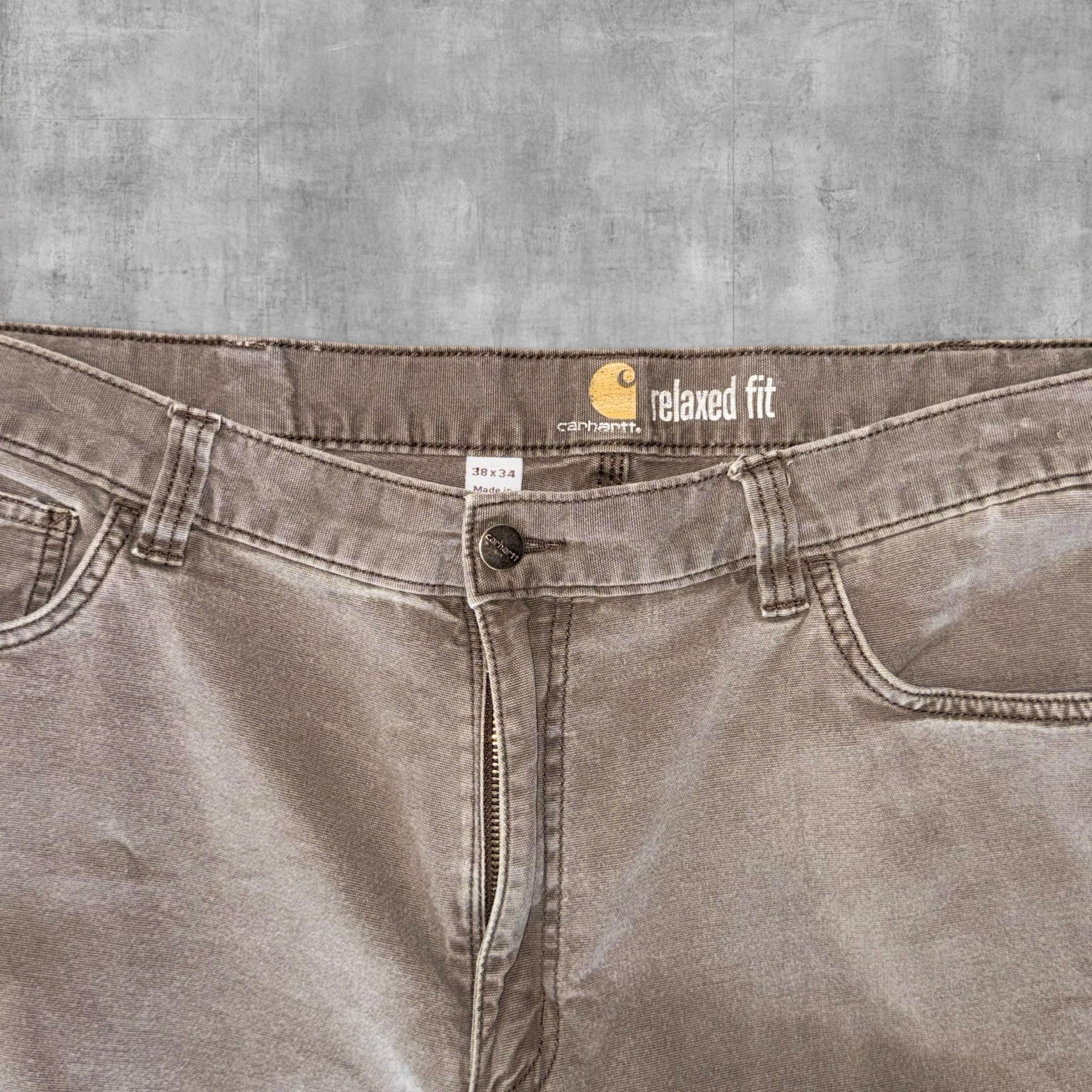 CARHARTT RELAX FIT COFFEE PANT - 38X34