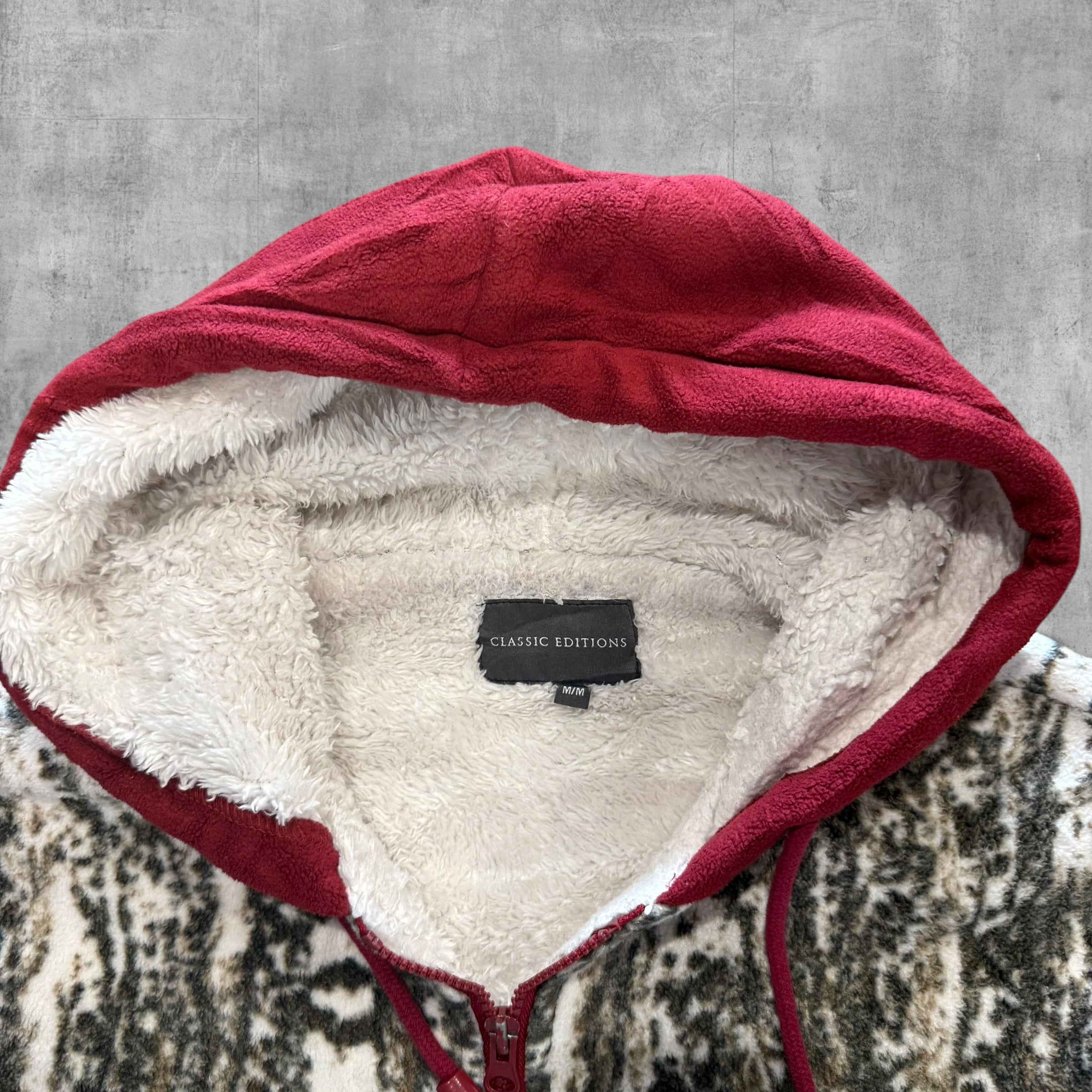 VINTAGE DEER CLASSIC EDITION HODDED FLEECE
