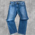 CARHARTT STRAIGHT LEG BLUE DENIM JEANS - 33X32