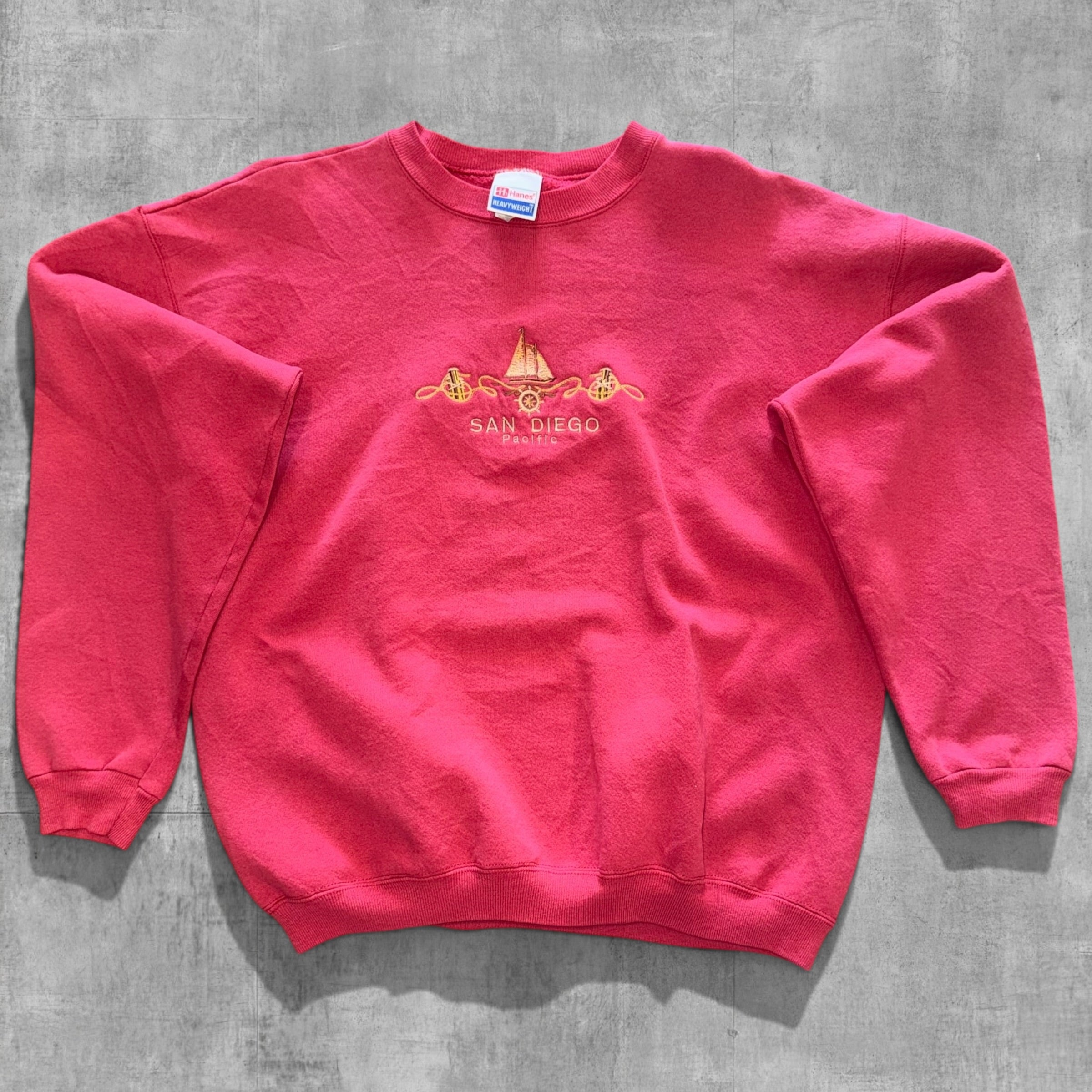 VINTAGE SAN DIEGO EMBROIDERED SWEATSHIRT - L