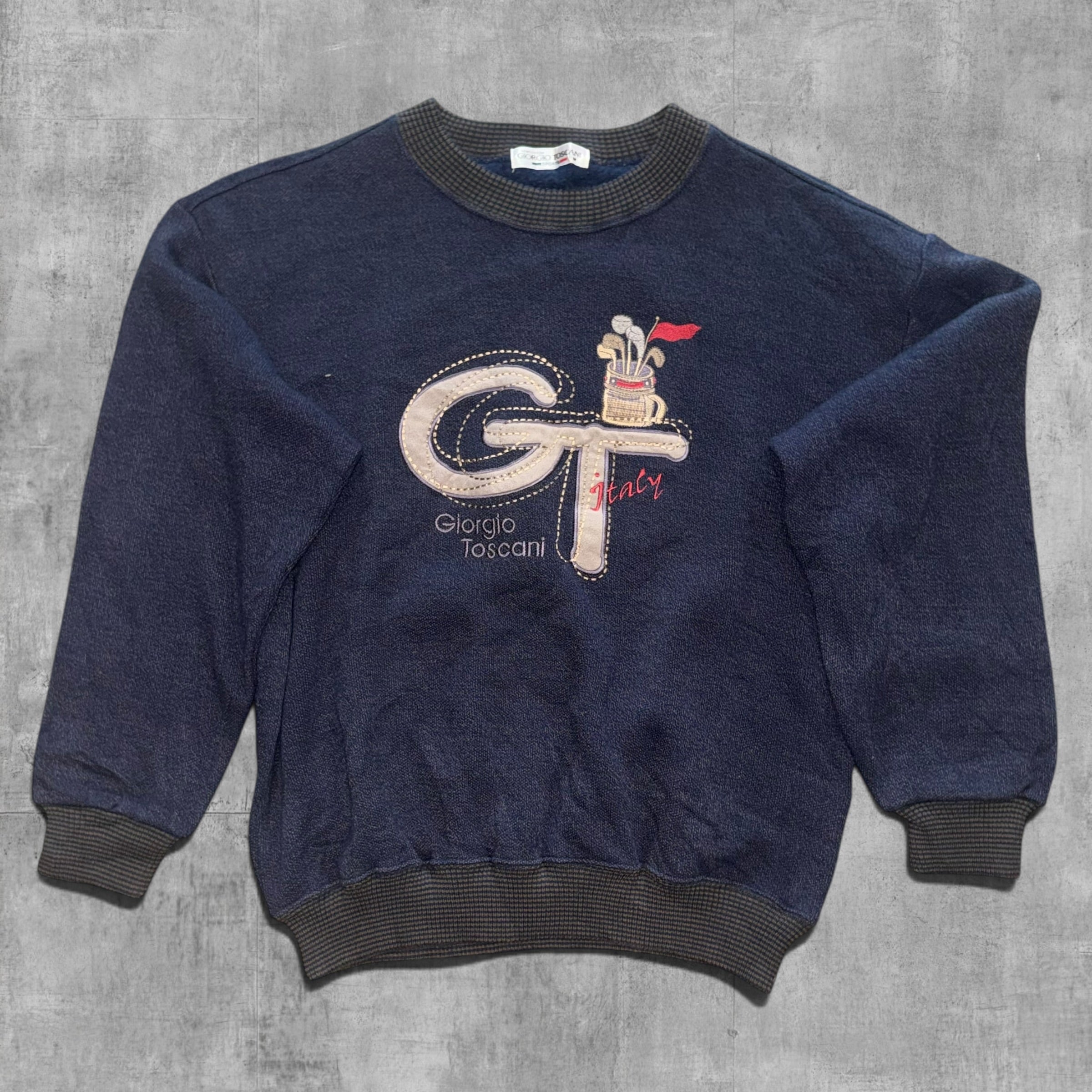 VINTAGE GIORGIO TOSCANI KNITTED SWEATSHIRT - M