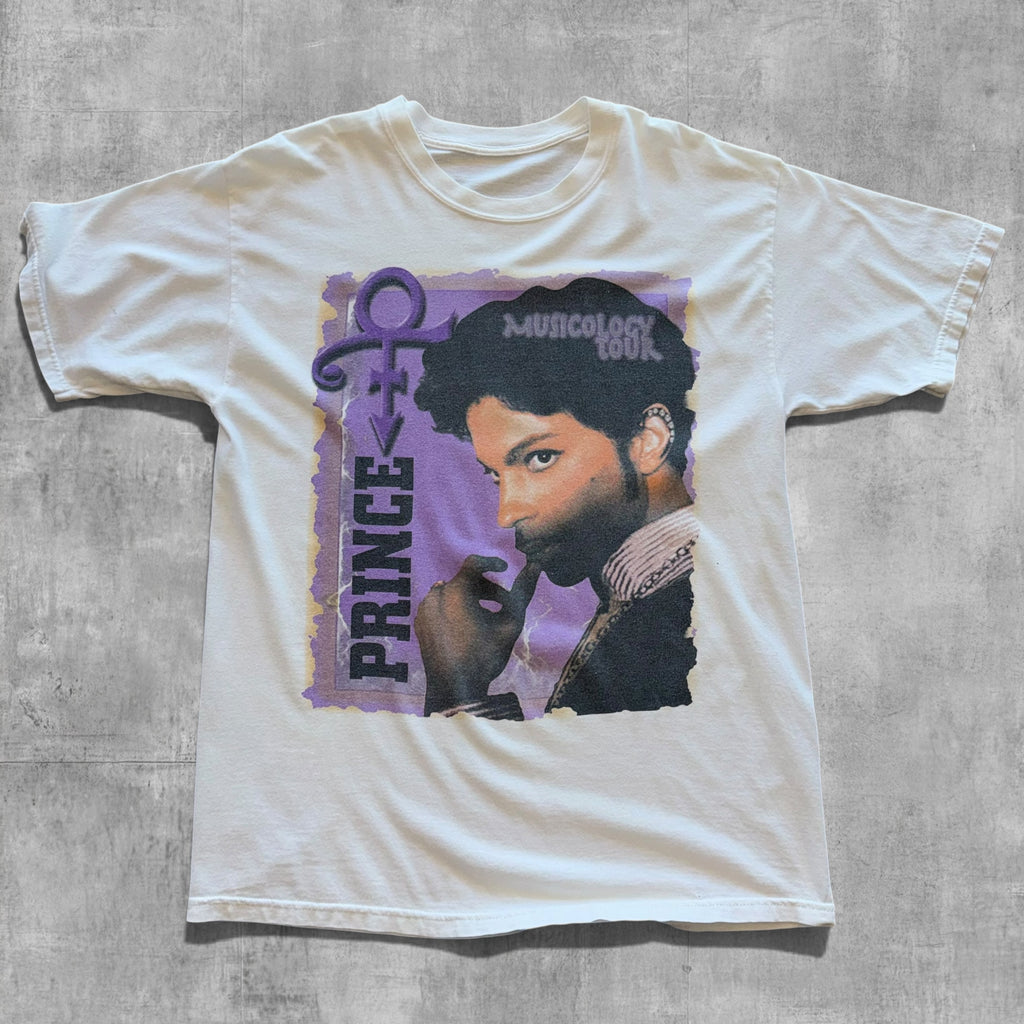 VINTAGE PRINCE MUSICOLOGY WORLD TOUR TEE - 2004 - XL