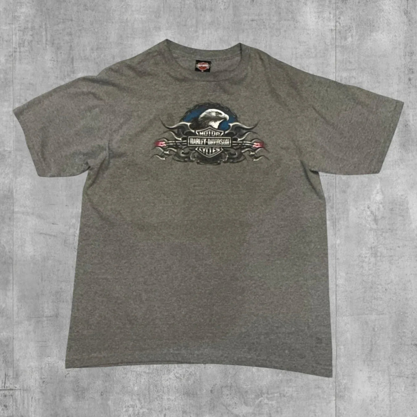 VINTAGE HARLEY DAVIDSON REDLINE SASKATOON CANADA TEE - Grandmaster Vintage