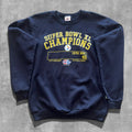 VINTAGE PITTSBURGH STEELERS SUPERBOWL 40 CREWNECK - XL
