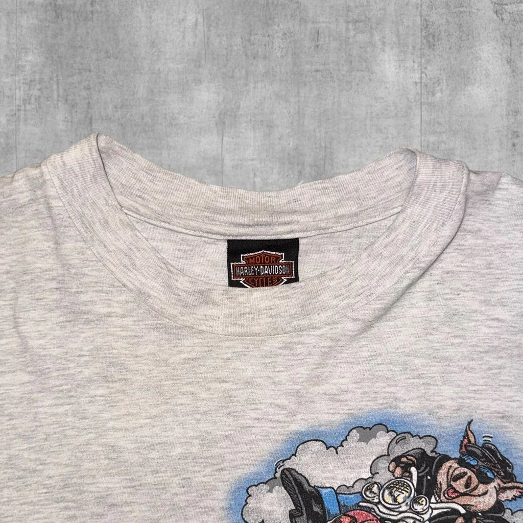 VINTAGE HARLEY DAVIDSON SYRACUSE N.Y TEE - Grandmaster Vintage