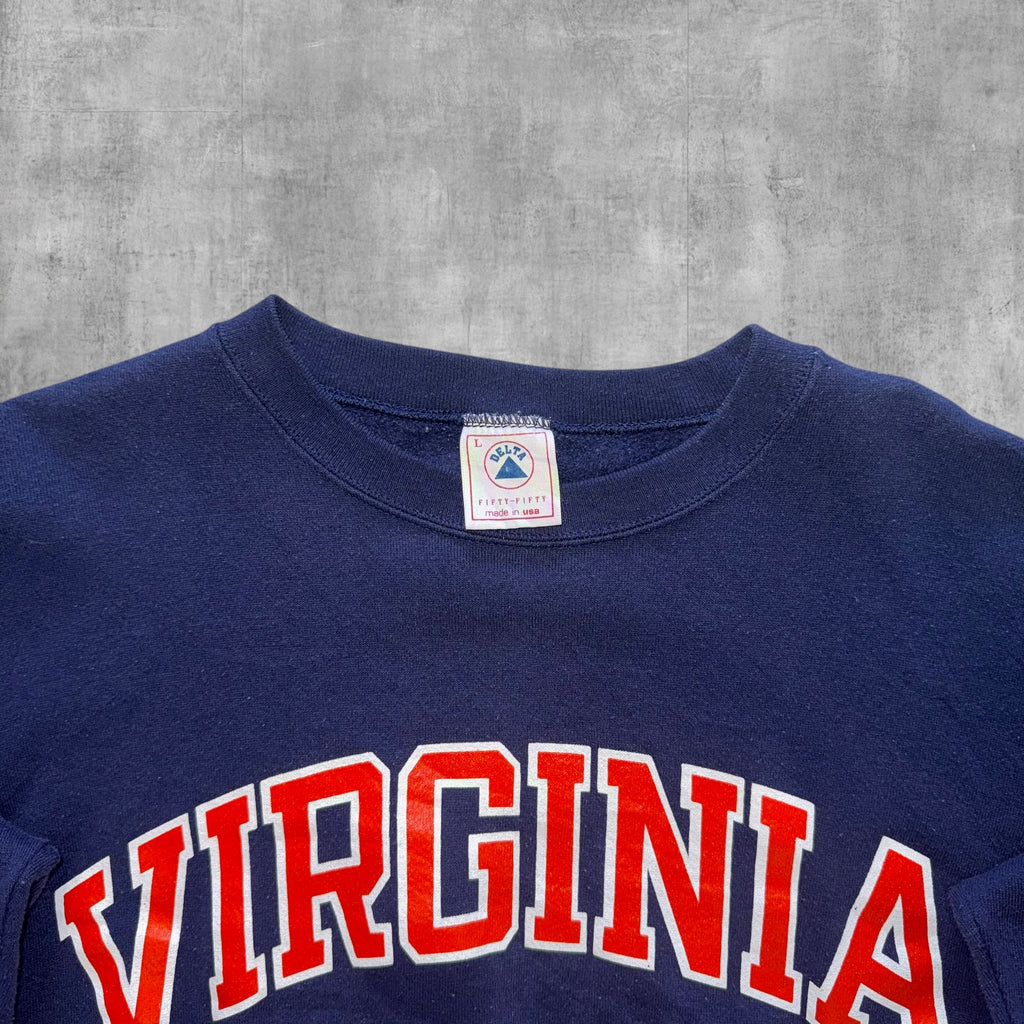 VINTAGE VIRGINIA SPELL-OUT SWEATSHIRT - L