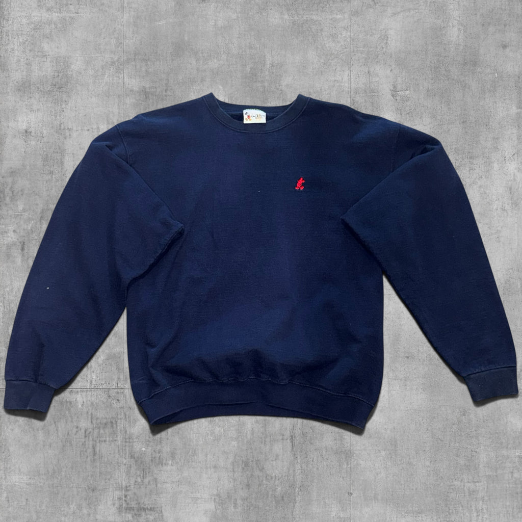 VINTAGE MICKEY MOUSE POLO INSPIRED SWEATSHIRT - M