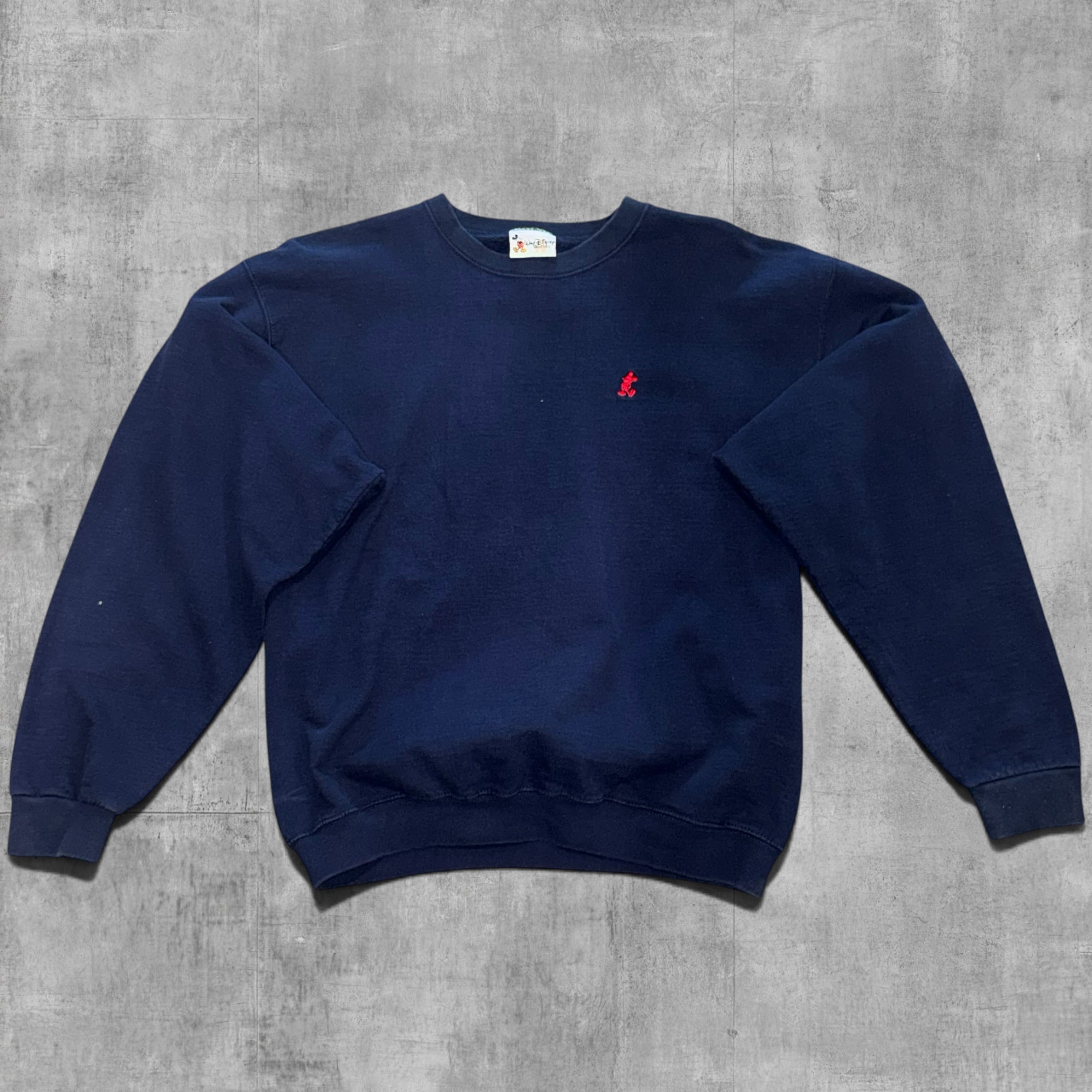 VINTAGE MICKEY MOUSE POLO INSPIRED SWEATSHIRT - M