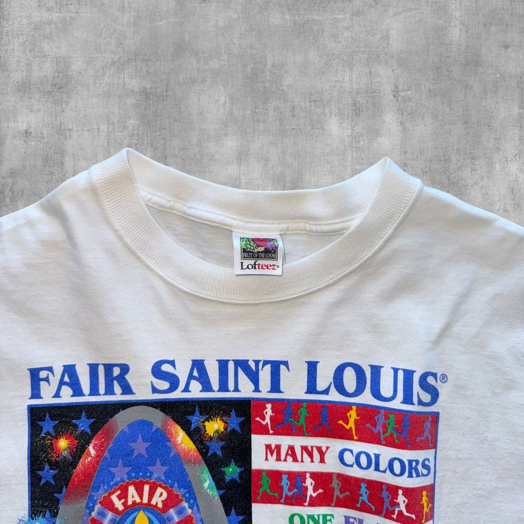 VINTAGE SAINT LOUIS TOUR DE FAIR TEE - 2002 - L