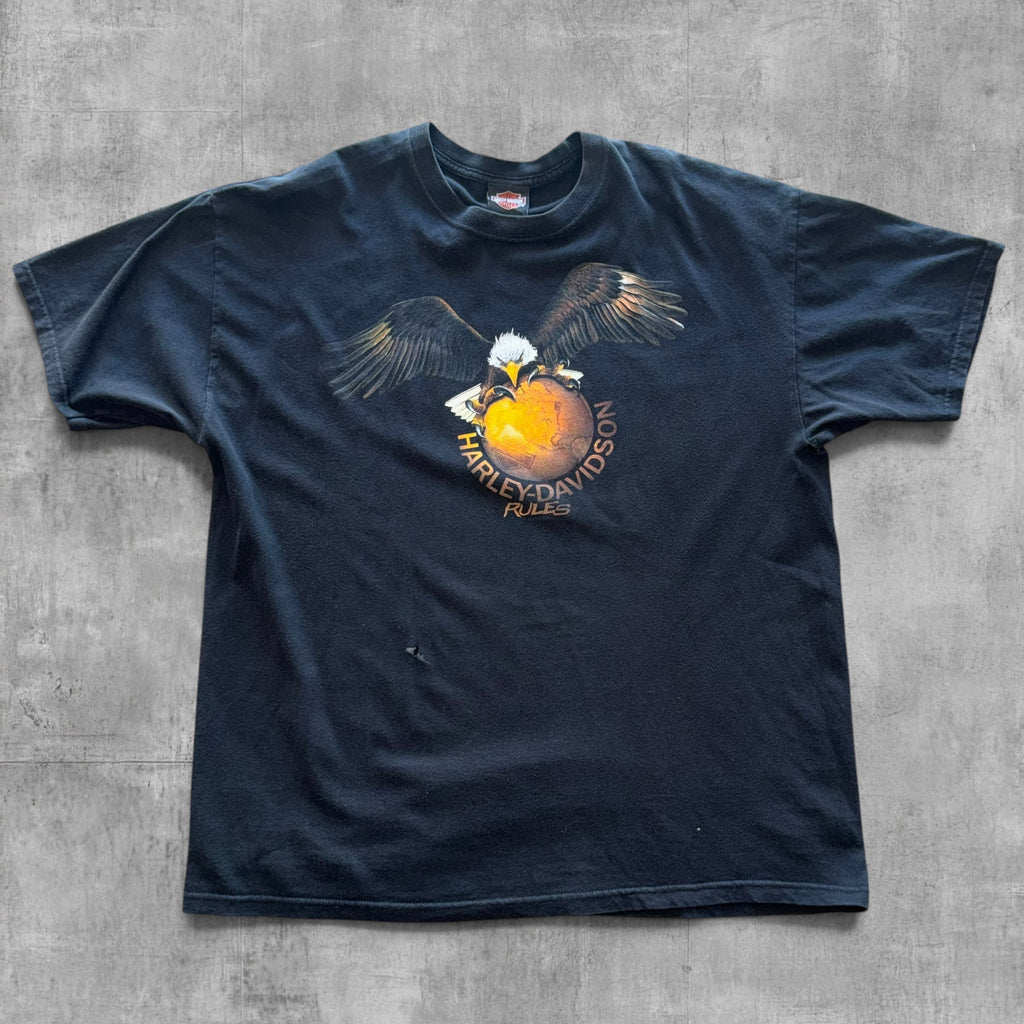 VINTAGE HARLEY DAVIDSON ALBERTA CANADA TEE - 2003 - 2XL