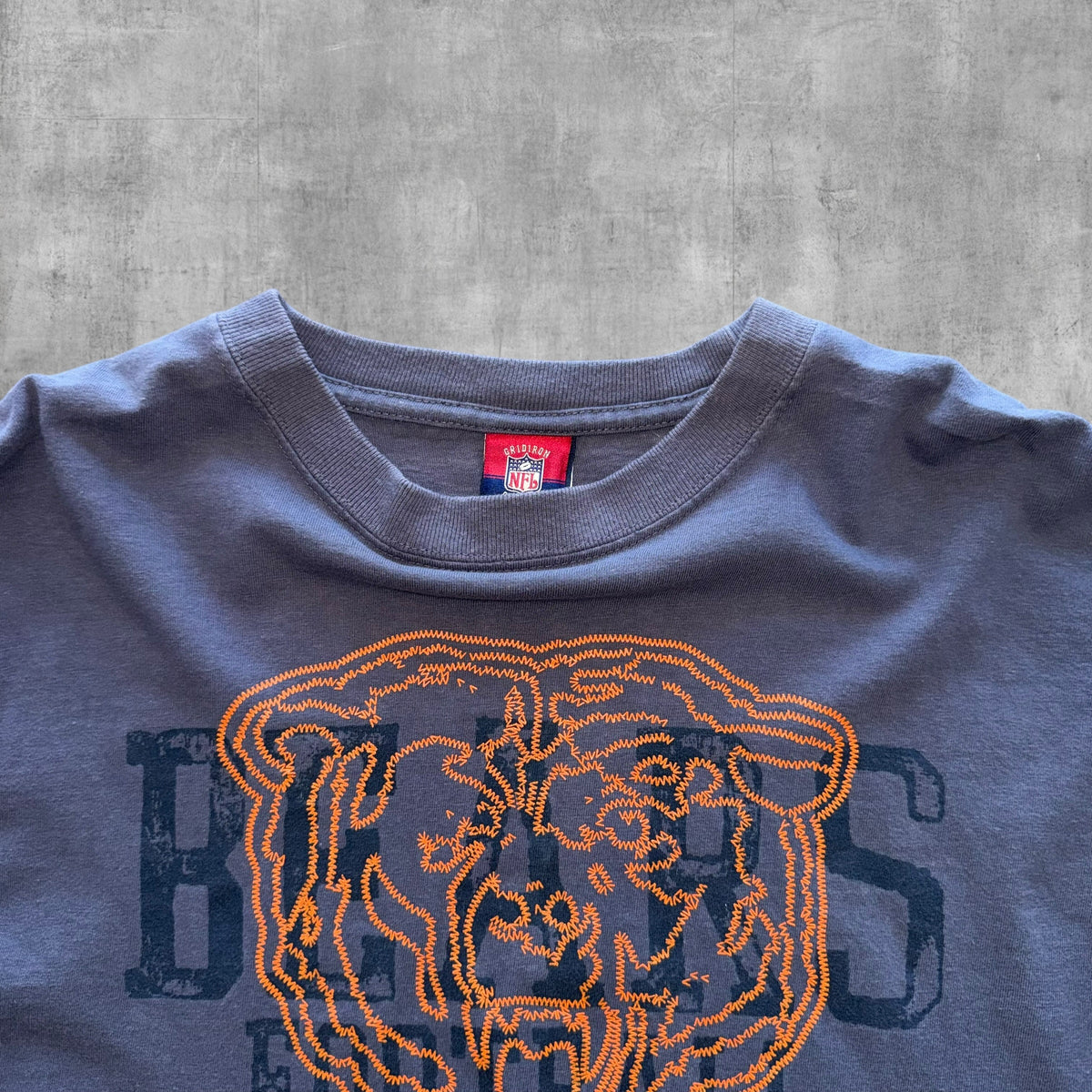 VINTAGE CHICAGO BEARS NFL REEBOK LONG SLEEVE TEE - L
