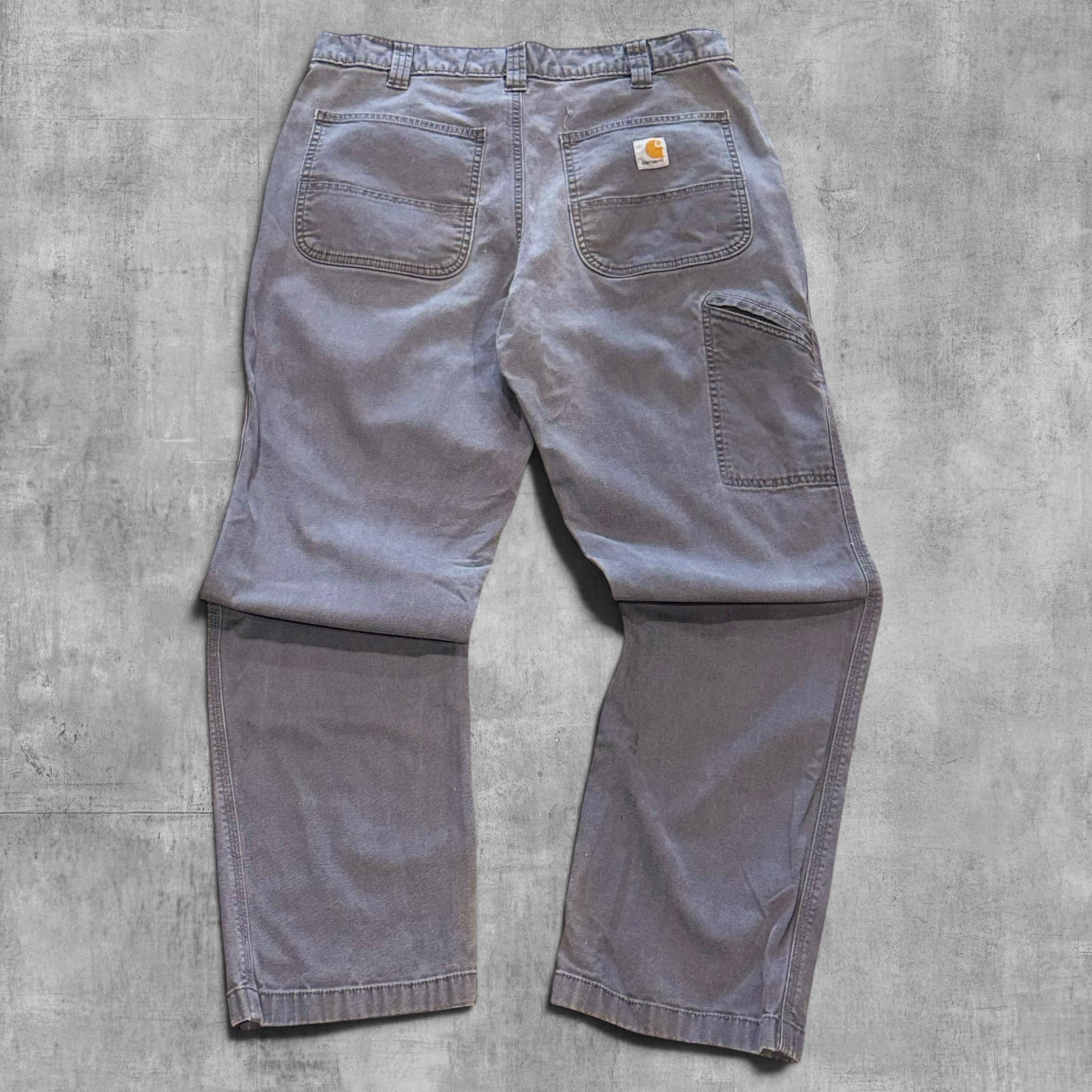 CARHARTT GREY RELAXED FIT PANT - 34X32