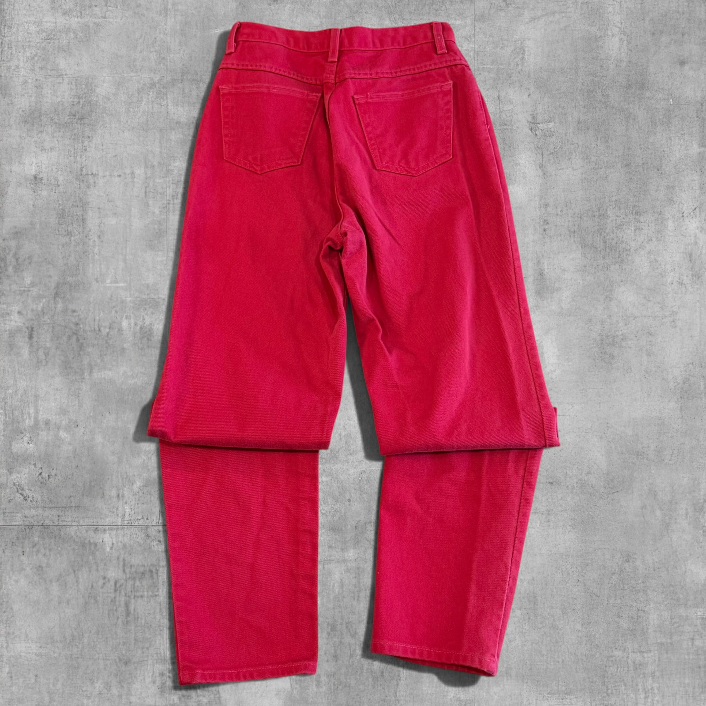 VINTAGE JEANOLOGY RELAX TAPERED RED DENIM - 6X30