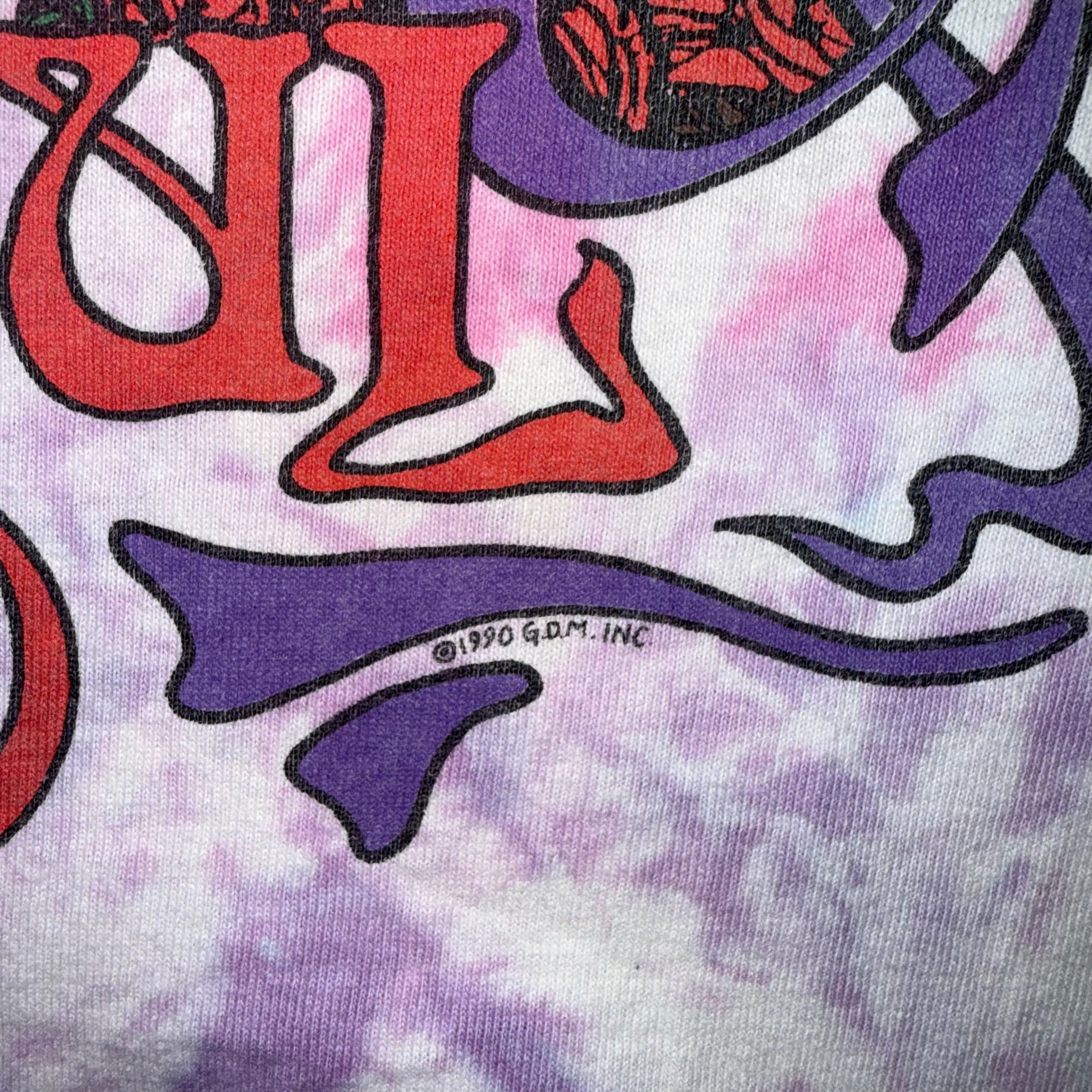 VINTAGE GRATEFUL DEAD, BERTHA TEE - 1990 - L