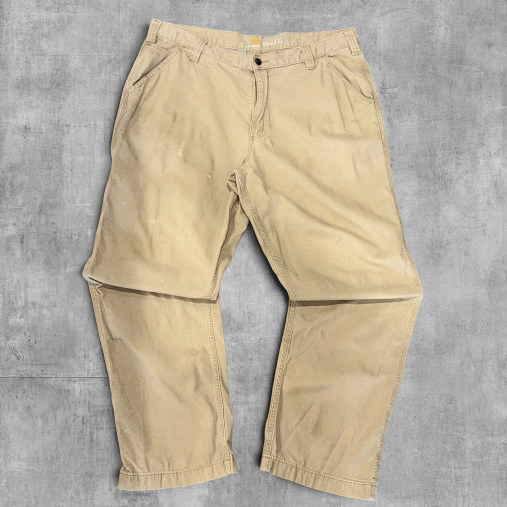 CARHARTT TAN RELAXED FIT PANT - 38X32