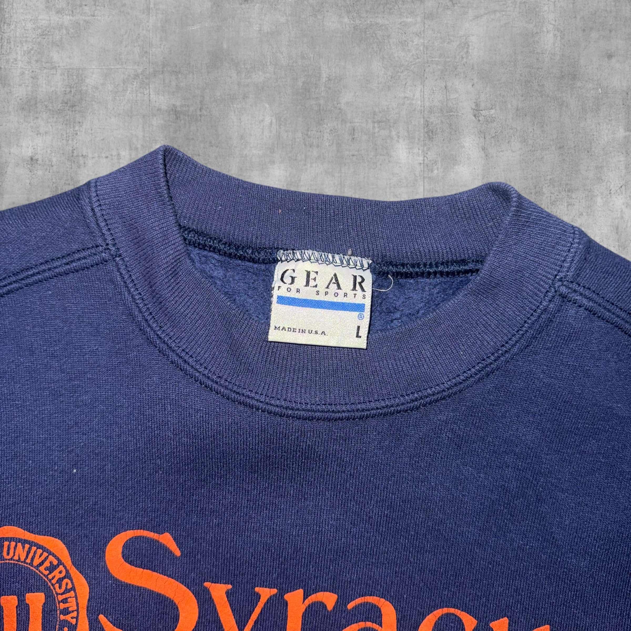 VINTAGE SYRACUSE UNIVERSITY SWEATSHIRT - L