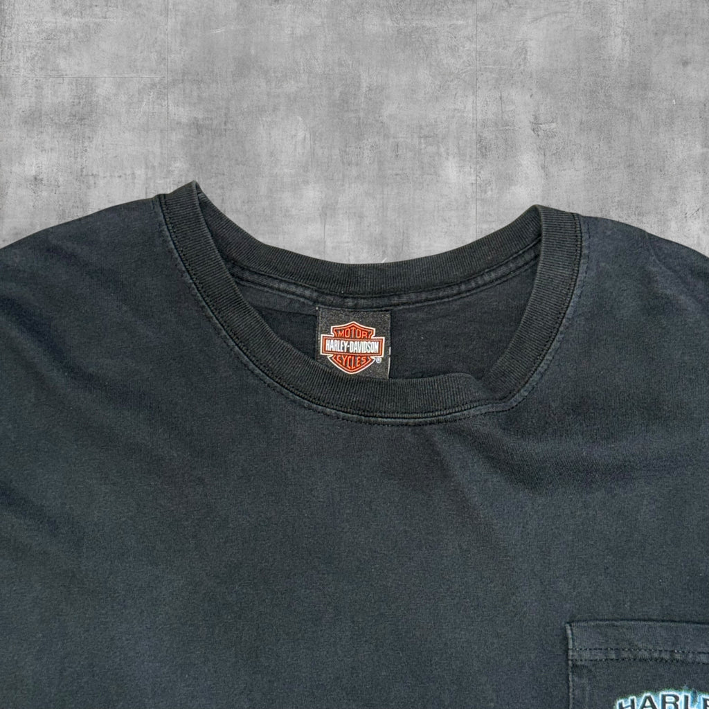 VINTAGE HARLEY DAVIDSON BARNETT EL PASSO TEXAS - 3XL (BOXY) - 2006