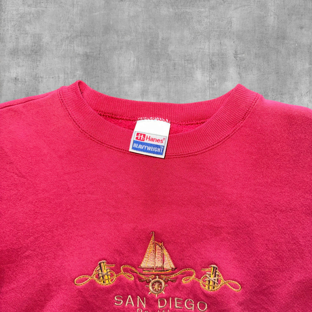 VINTAGE SAN DIEGO EMBROIDERED SWEATSHIRT - L