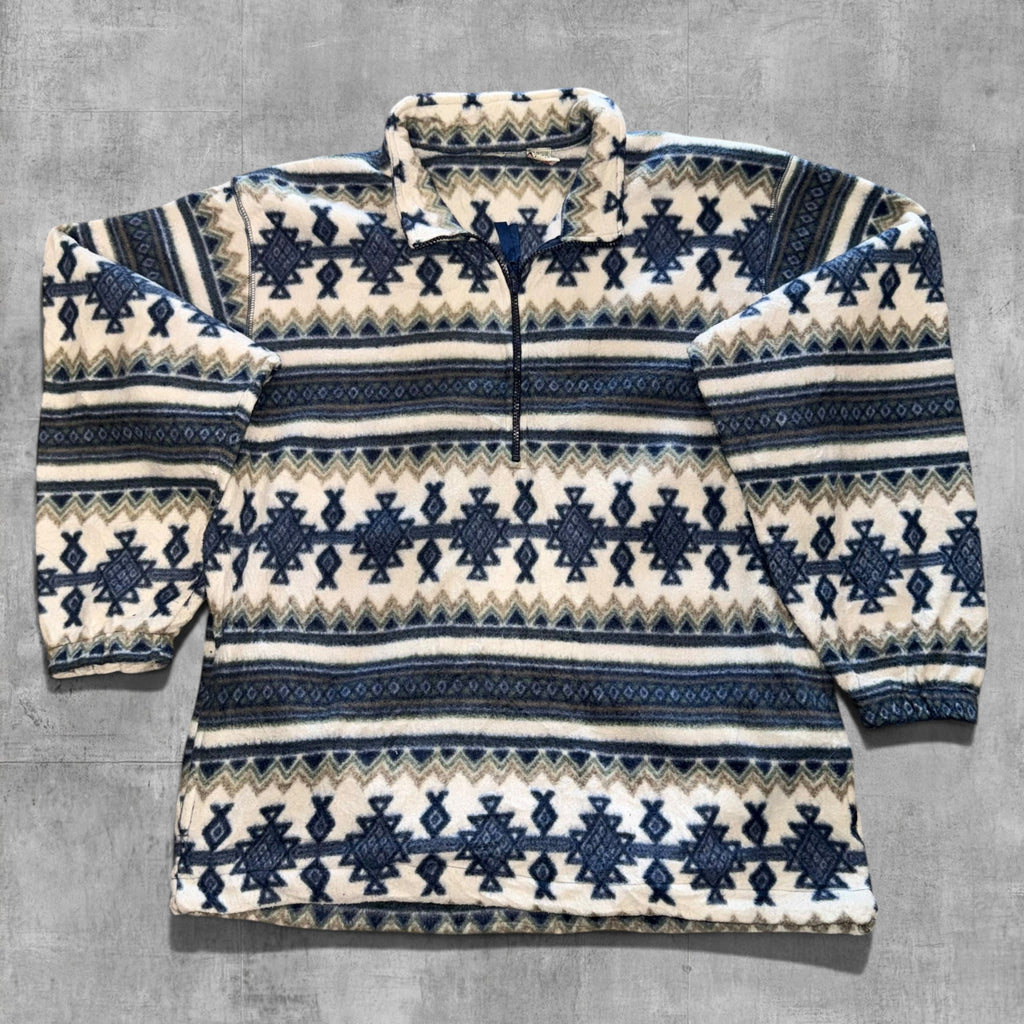 VINTAGE AZTEC 1/4 ZIP FLEECE