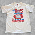 VINTAGE NBA THE BOYS FROM MOTOWN DETROIT PISTIONS 3 PEAT TEE - 1991 - XL