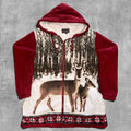 VINTAGE DEER CLASSIC EDITION HODDED FLEECE