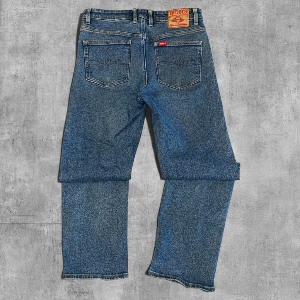 RIDERS BY LEE STRAIGHT LEGGED BLUE WASHED DENIM - 32X32