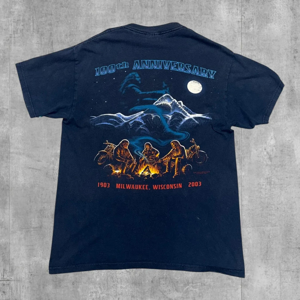 VINTAGE HARLEY DAVIDSON HELL OF A PARTY TEE - Grandmaster Vintage