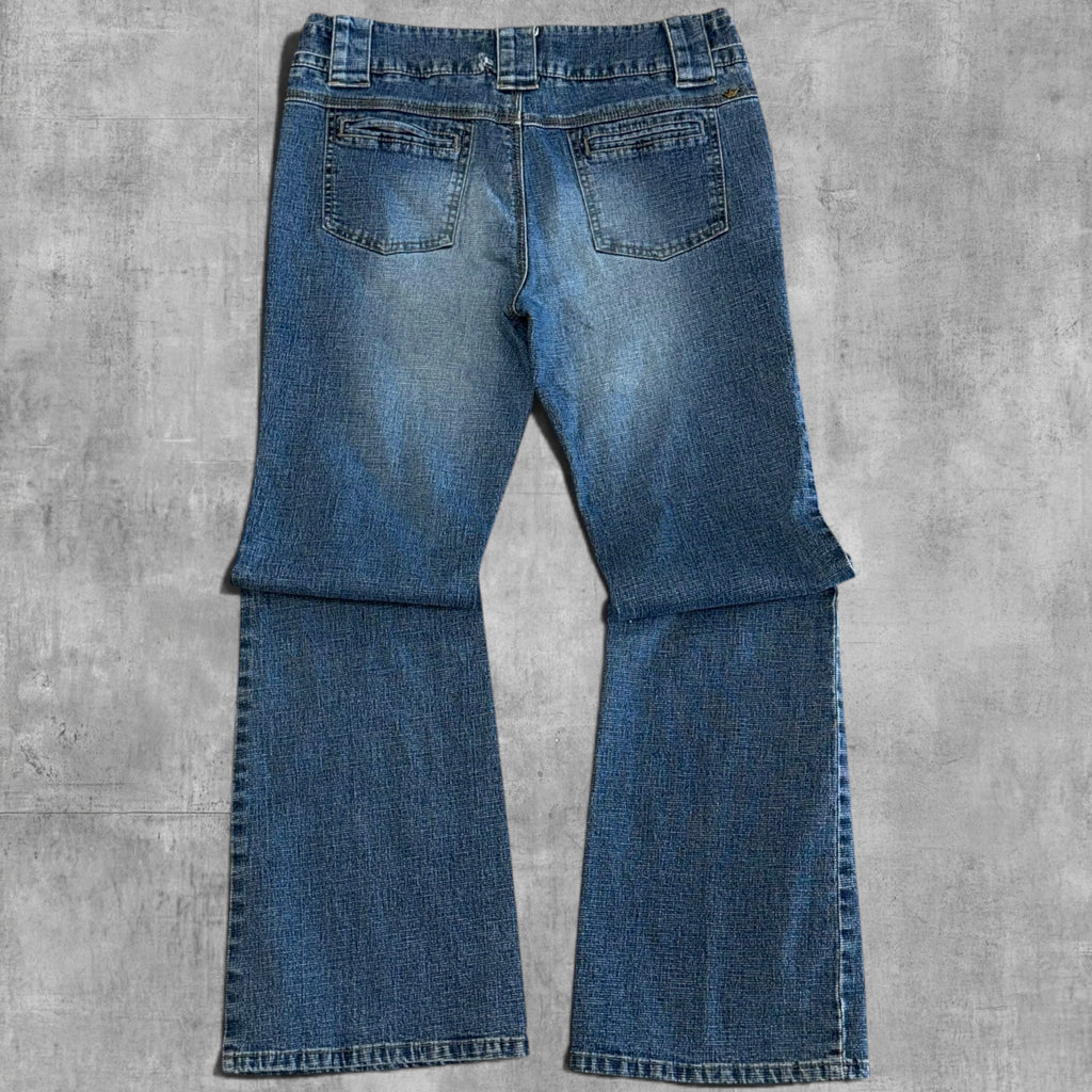 VINTAGE DUCHESSE MID RISE BLUE DENIM - 11X30