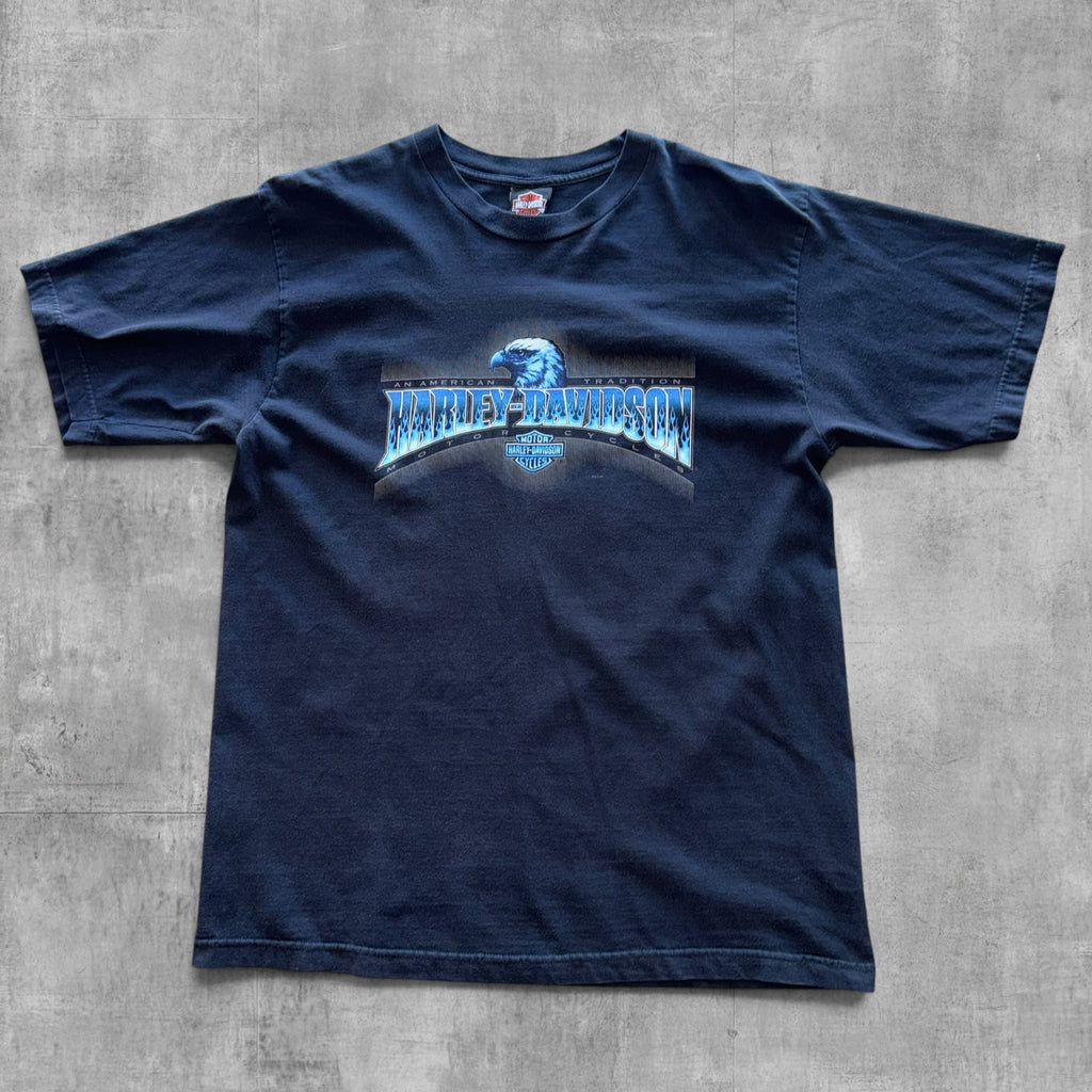 VINTAGE HARLEY DAVIDSON ROCKLIN CALIFORNIA TEE - 2003 - XL