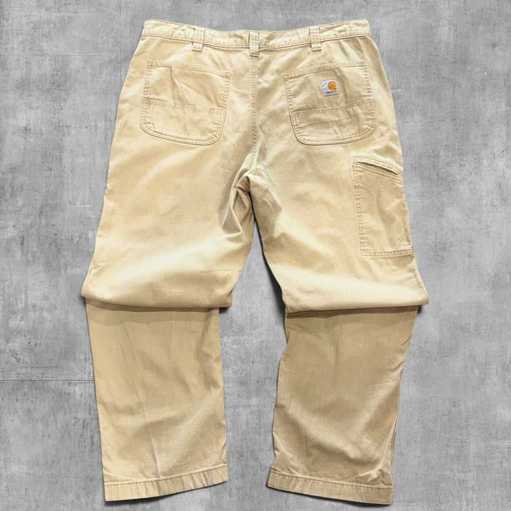 CARHARTT TAN RELAXED FIT PANT - 38X32