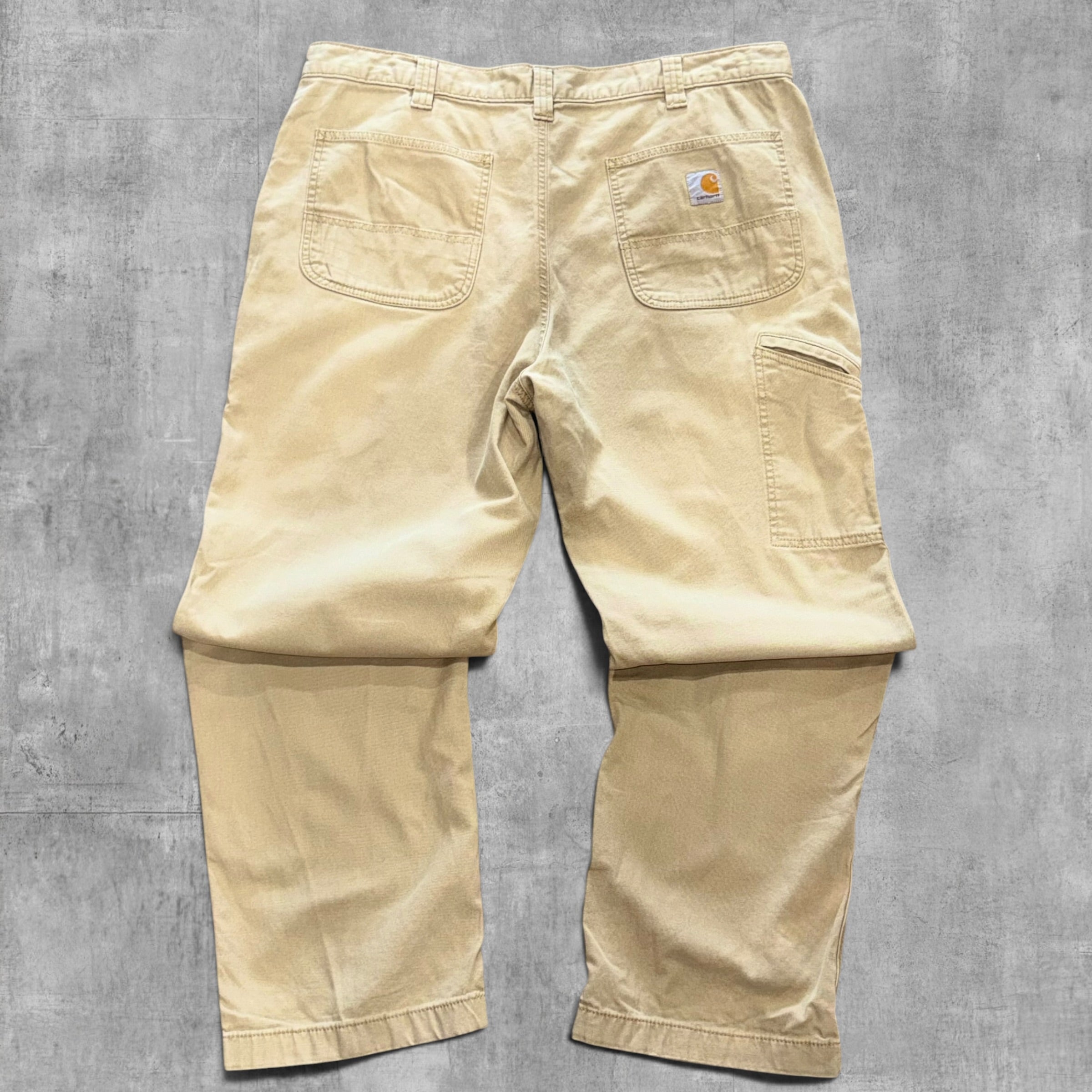 CARHARTT TAN RELAXED FIT PANT - 38X32