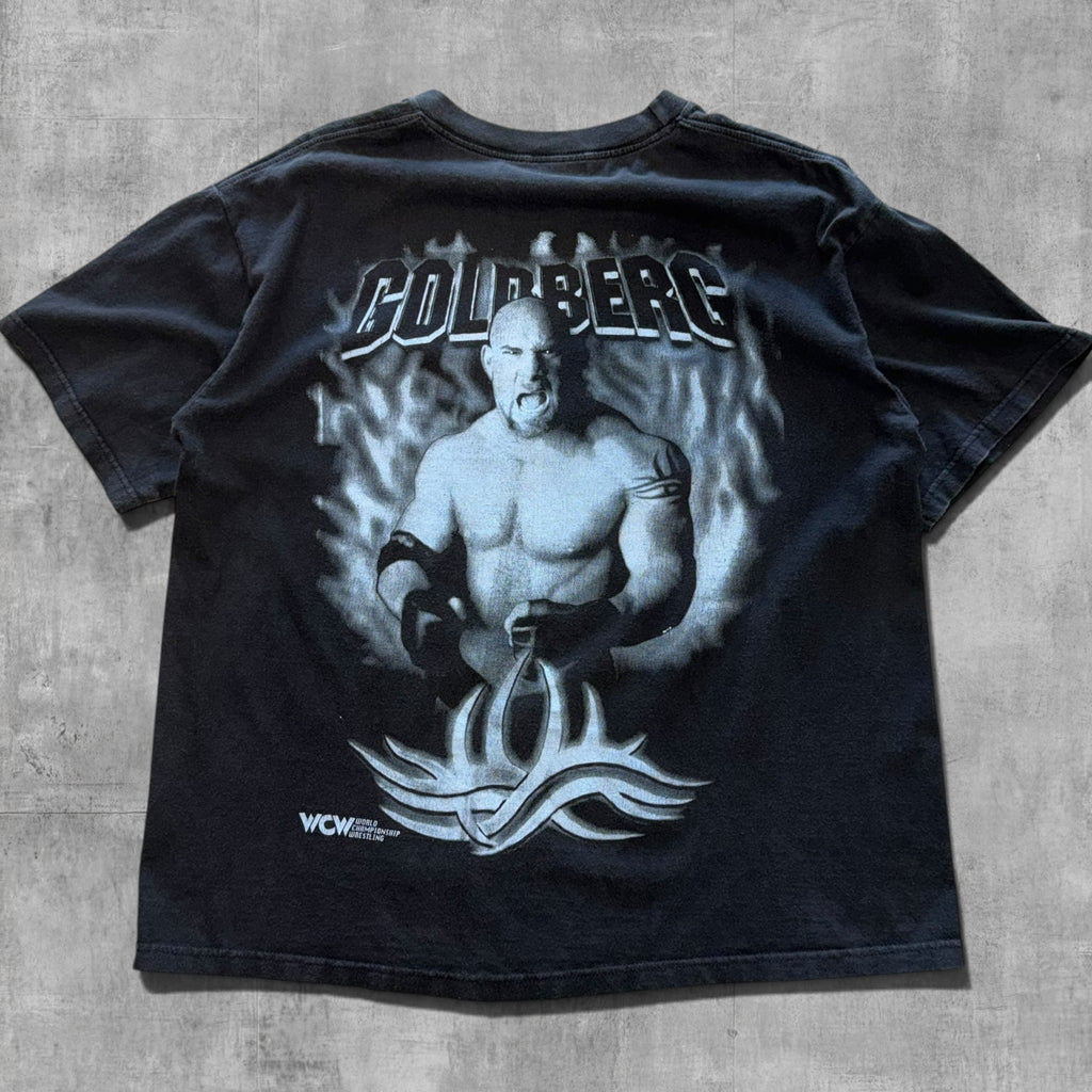 VINTAGE WCW GOLDBERG TEE - L