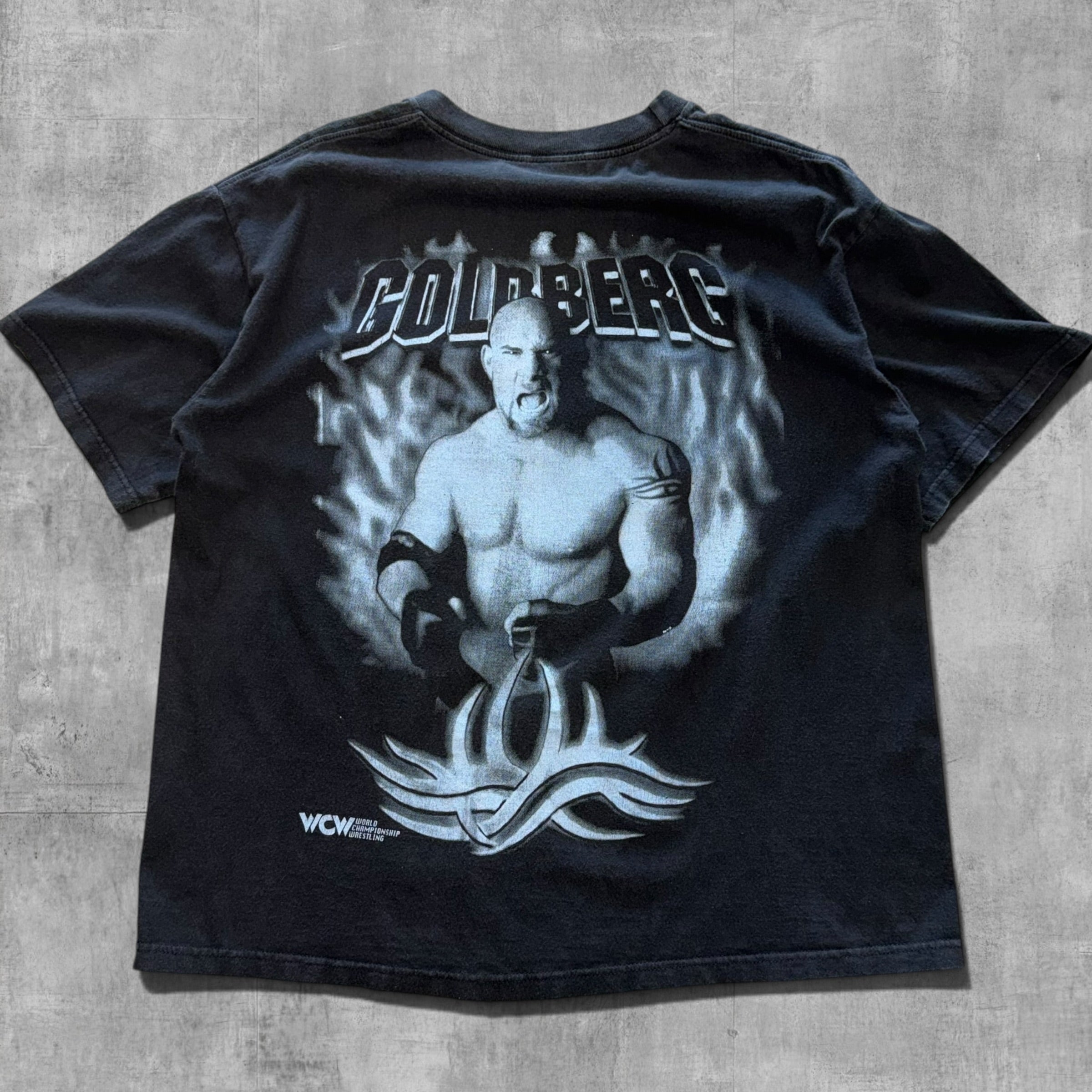VINTAGE WCW GOLDBERG TEE - L