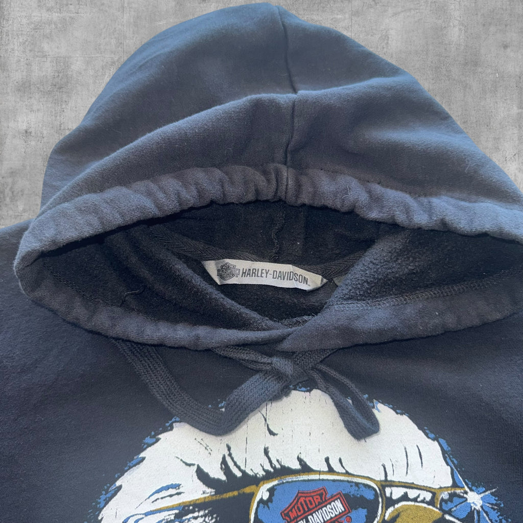 HARLEY DAVIDSON EAGLE HOODIE - L