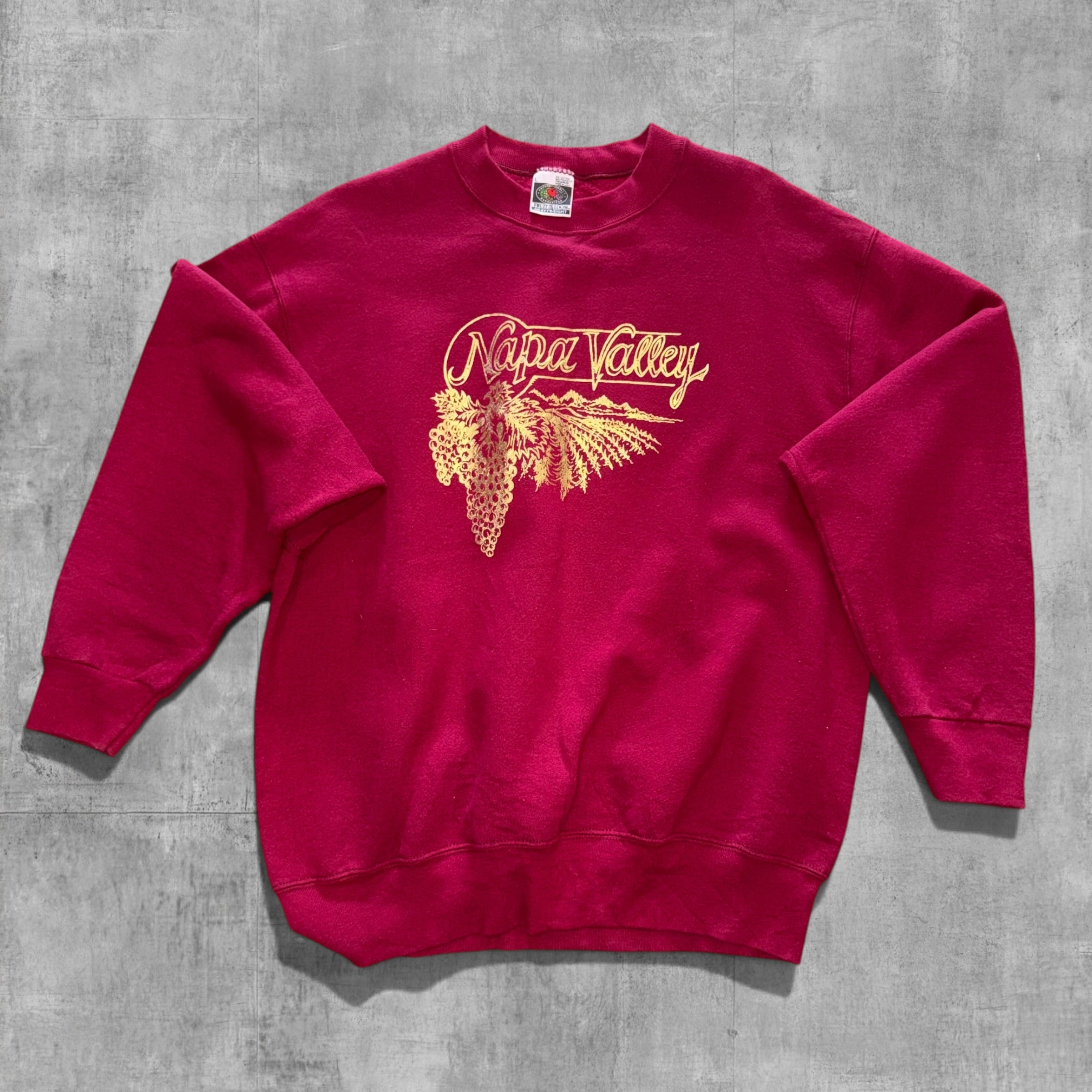 VINTAGE NAPPA VALLEY GRAPE VINE SHIRT -L