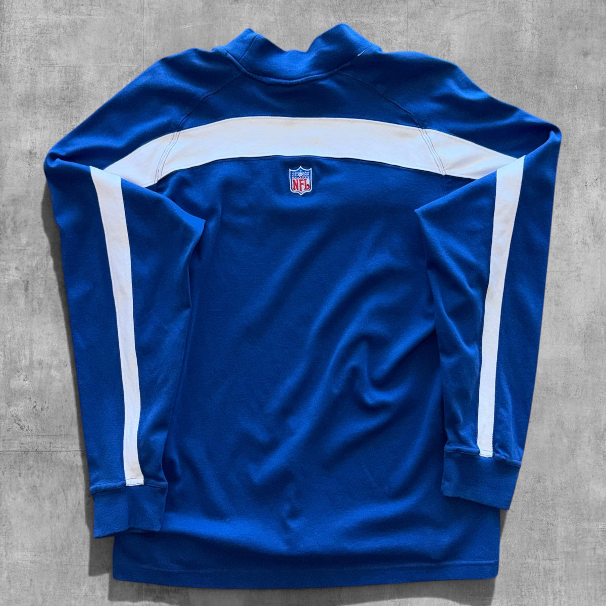 VINTAGE NEW YORK GIANTS NFL TURTLE NECK LONGSLEEVE TEE - L